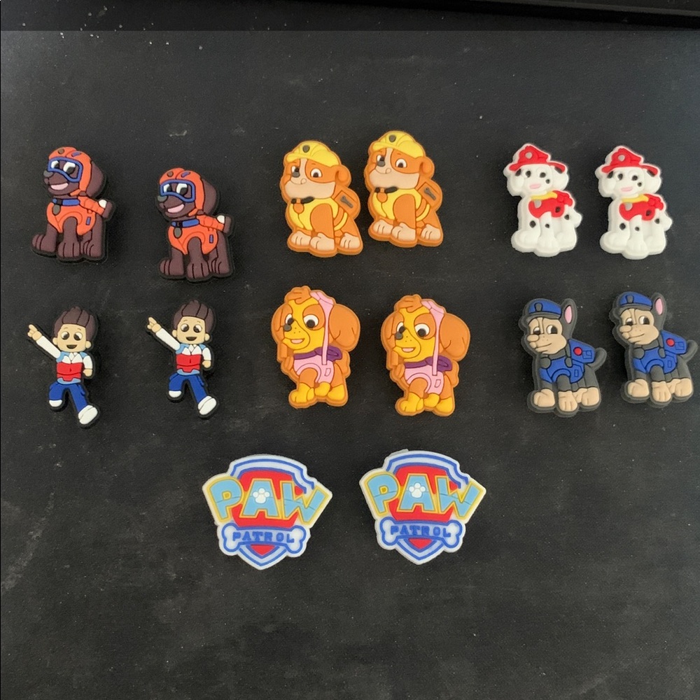 14 Paw Patrol croc charms